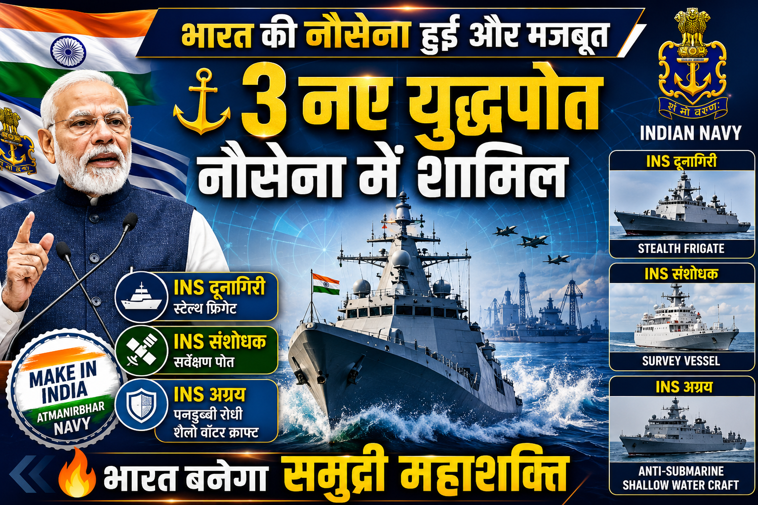मजबूत समुद्री क्षमता भारत के आर्थिक और रणनीतिक प्रभाव की कुंजी: पीएम मोदी